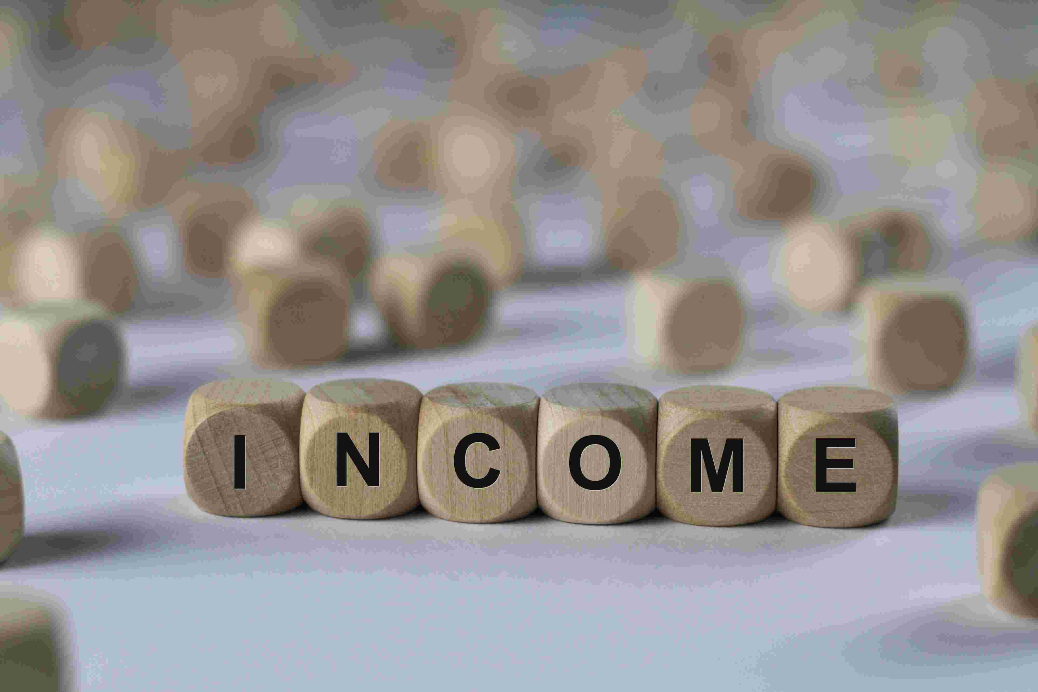 income in blocks