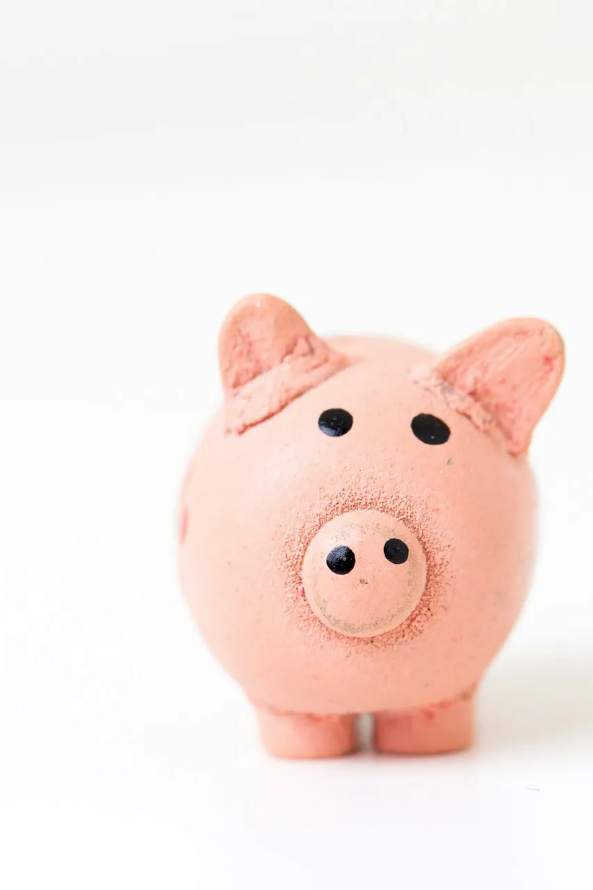 Piggy bank symbolizing money mindset shift
