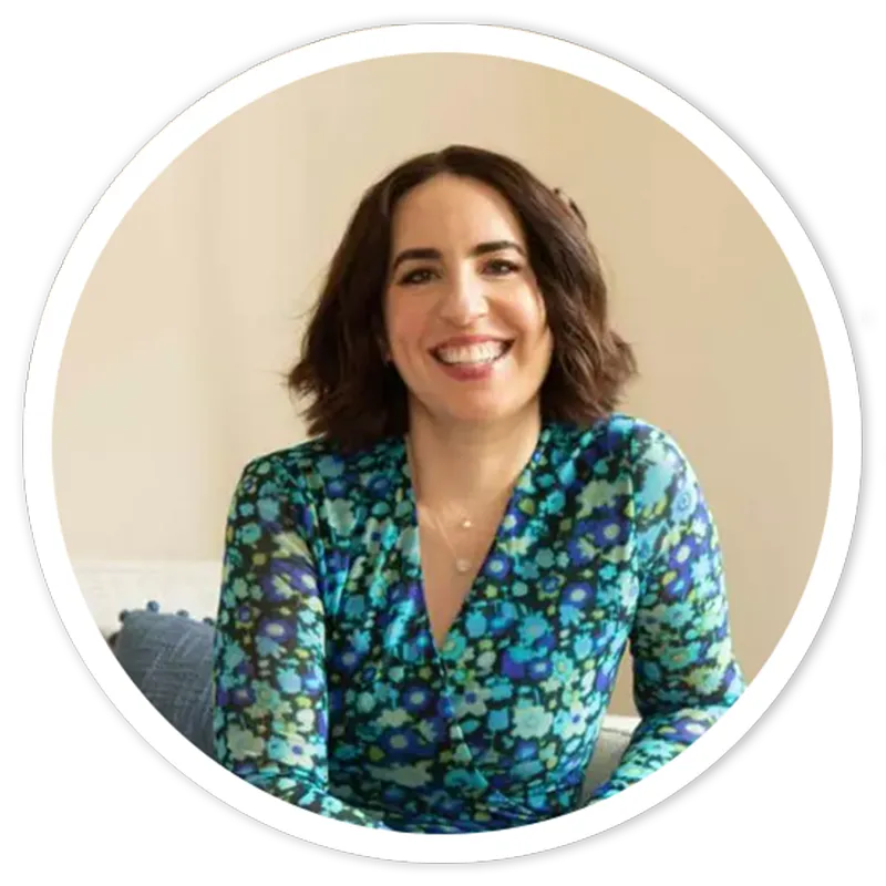 Heather Dominick, mentor for HSPs in business and leadership in floral dress